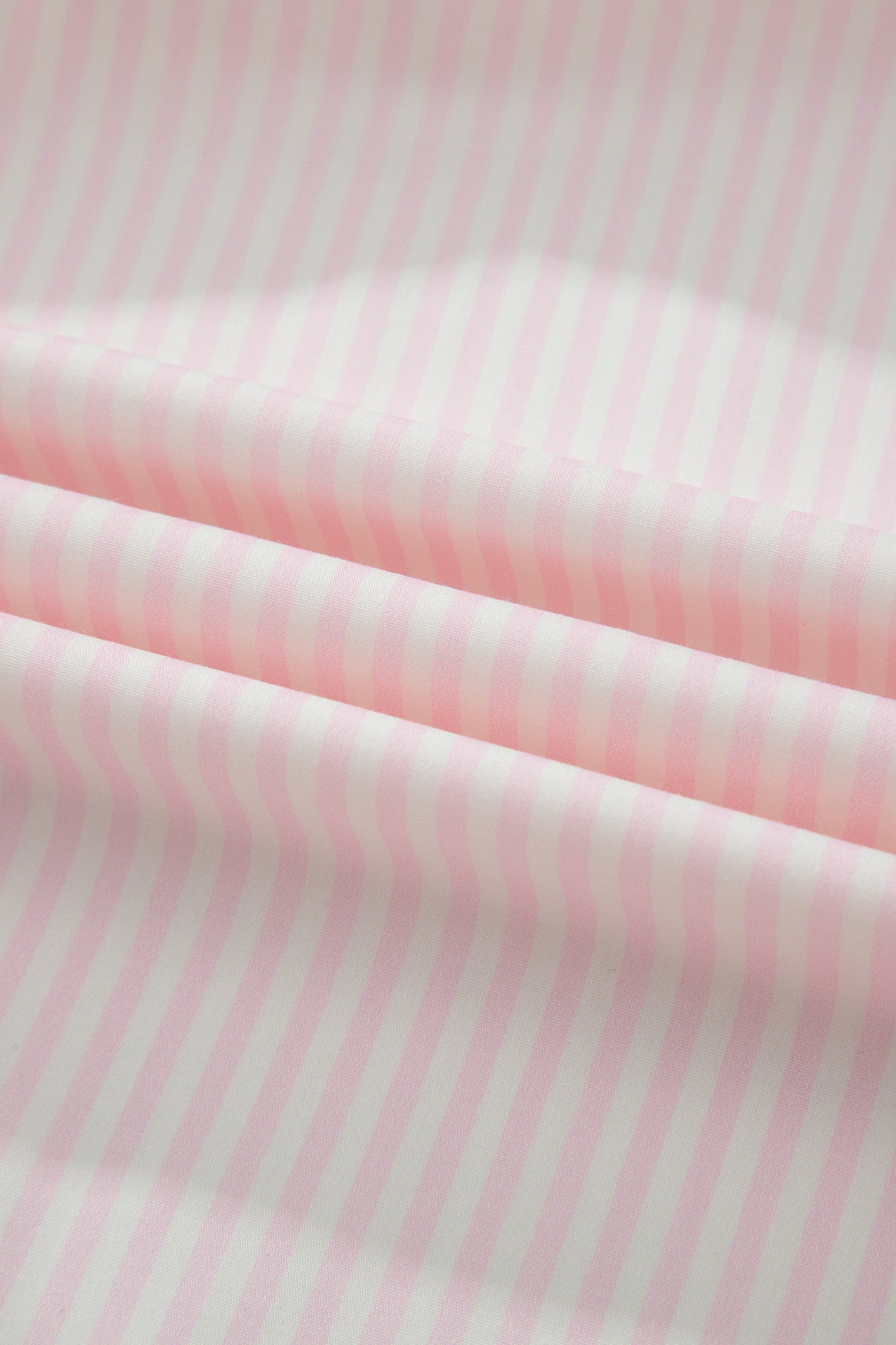 Pink Stripe Contrast Trim V Neck Flutter Sleeve Blouse