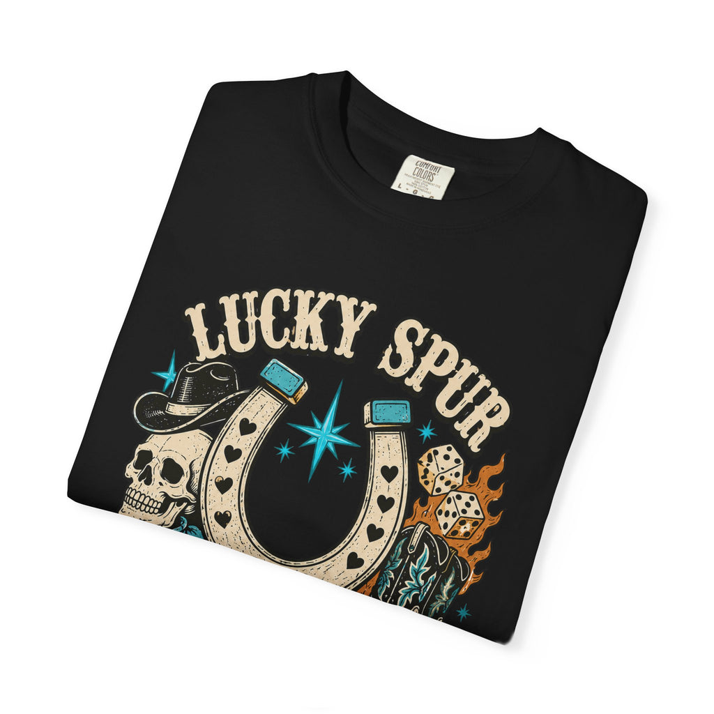 Lucky Spur Retro Western Gothic Tee