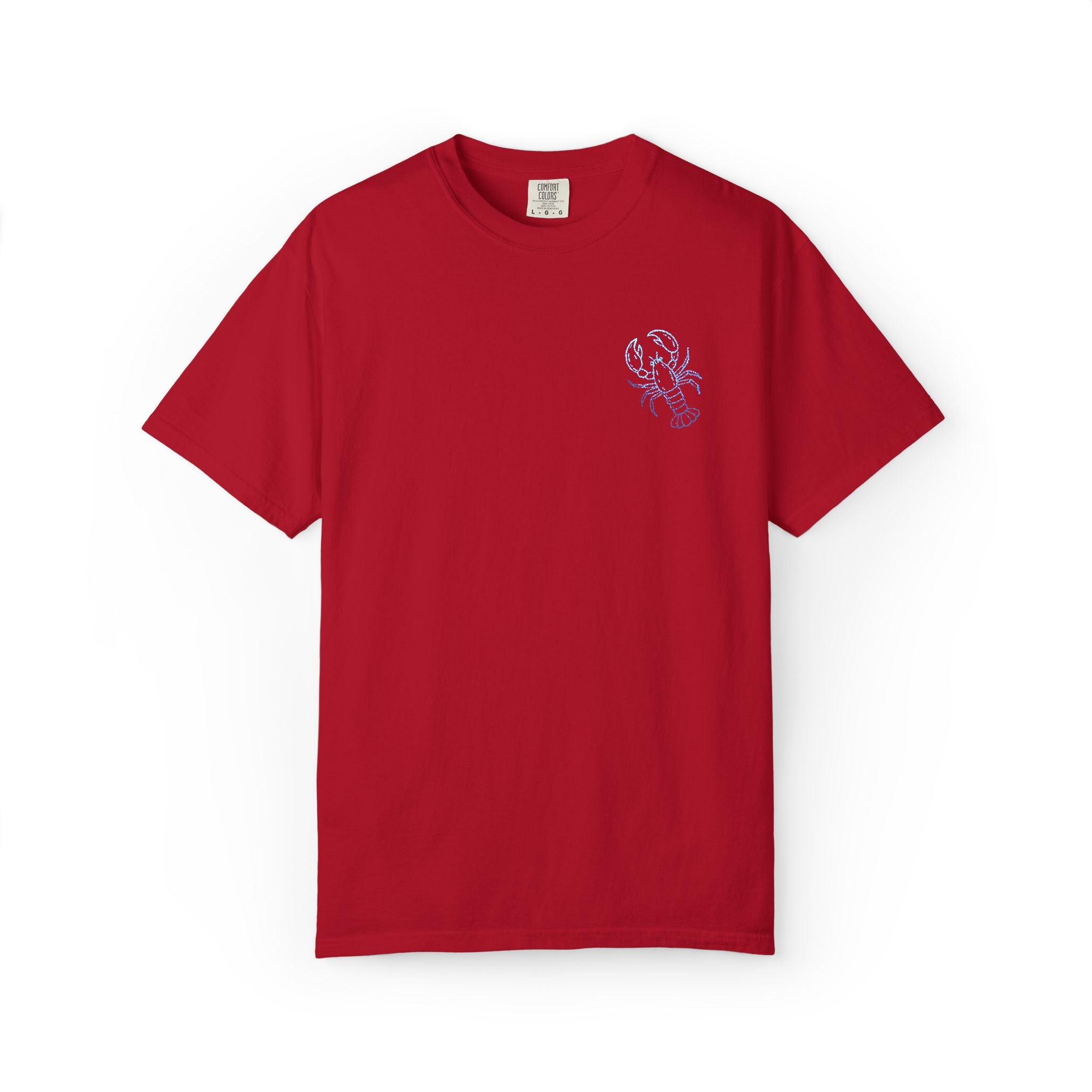 Embroidered Crawfish Tee