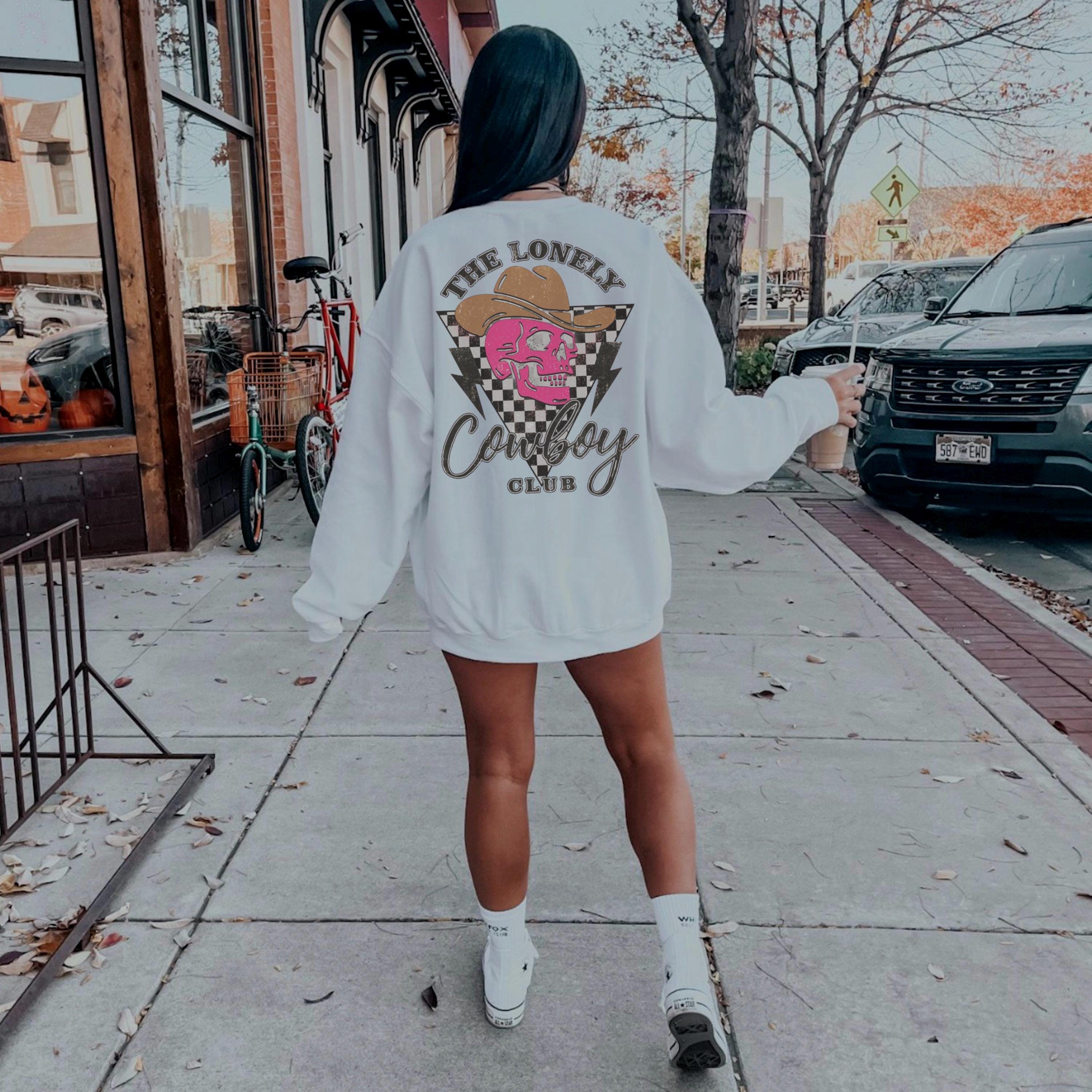Lonely Cowboy Gothic Western Sweatshirt
