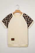 Color Block Leopard