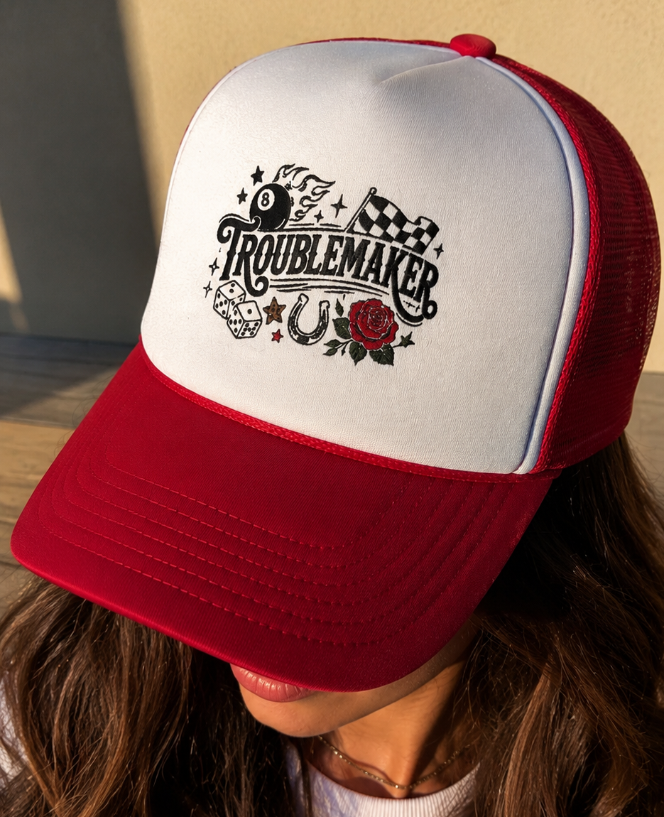 Trouble Maker Trucker Hat