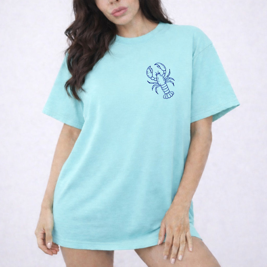 Embroidered Crawfish Tee
