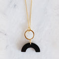 Boho Horn Pendant Necklace