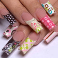 24Pcs Press On Nails Dark Style