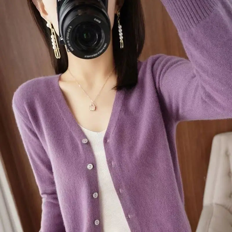 Cardigans V-neck