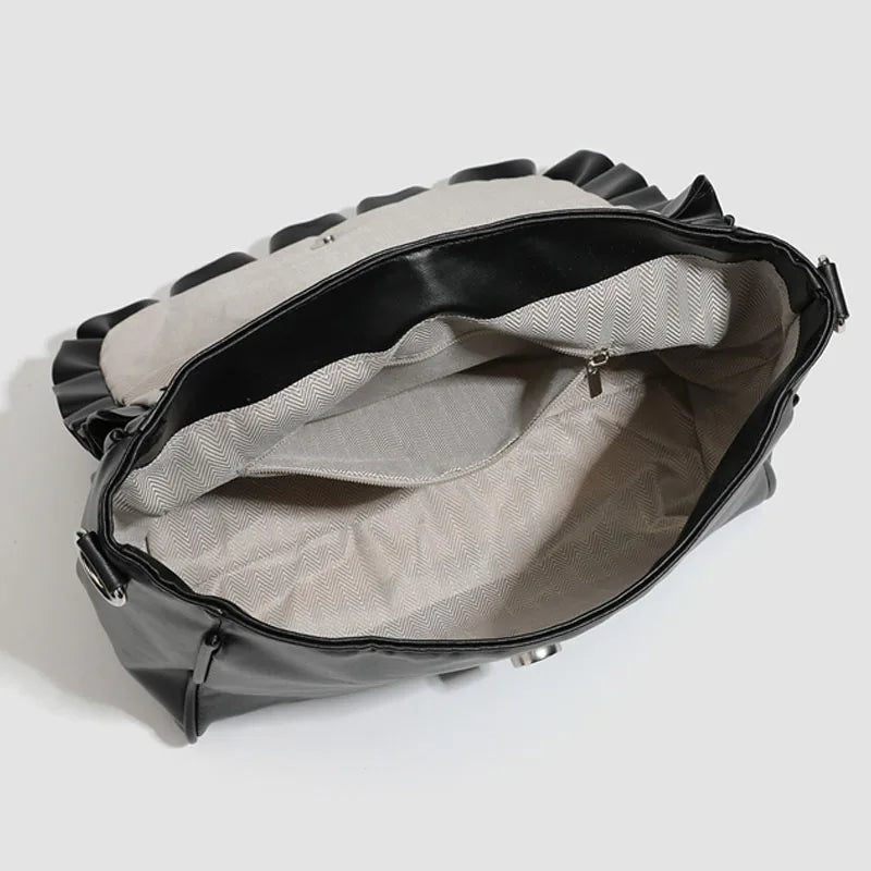 Ruffle Bow Handbag