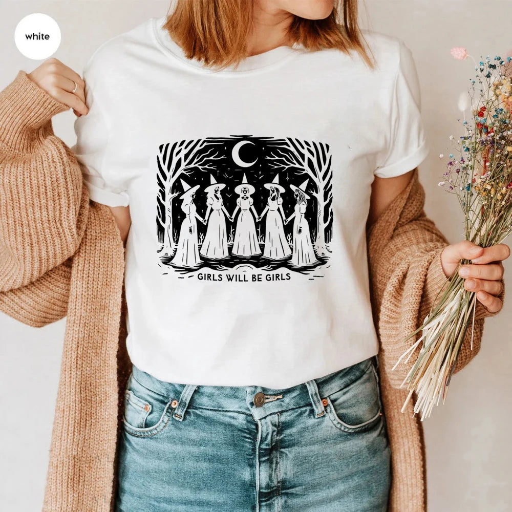 Girls Will Be Girls Witch T-Shirt