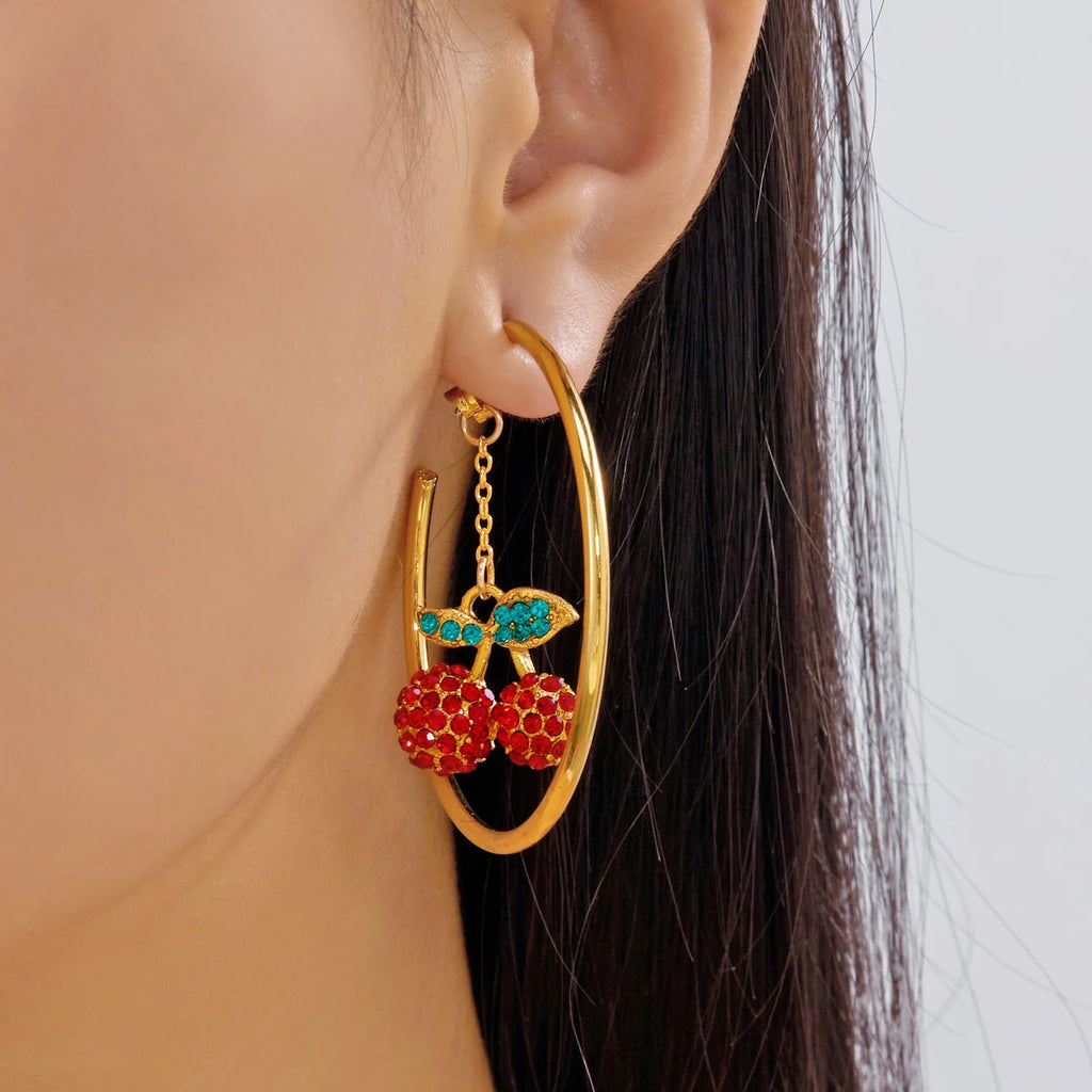 Cherry Tassel Earrings