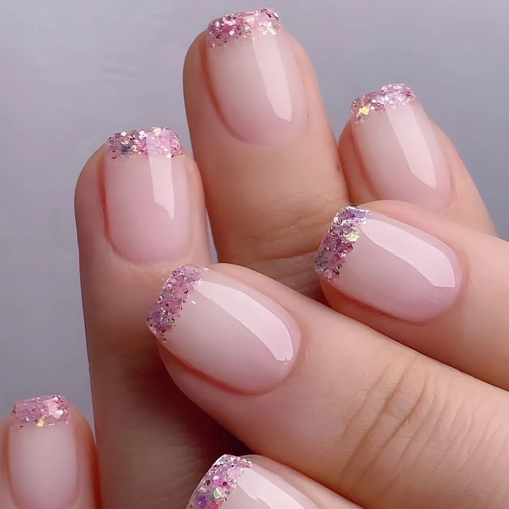 24Pcs Handmade Press On Nails