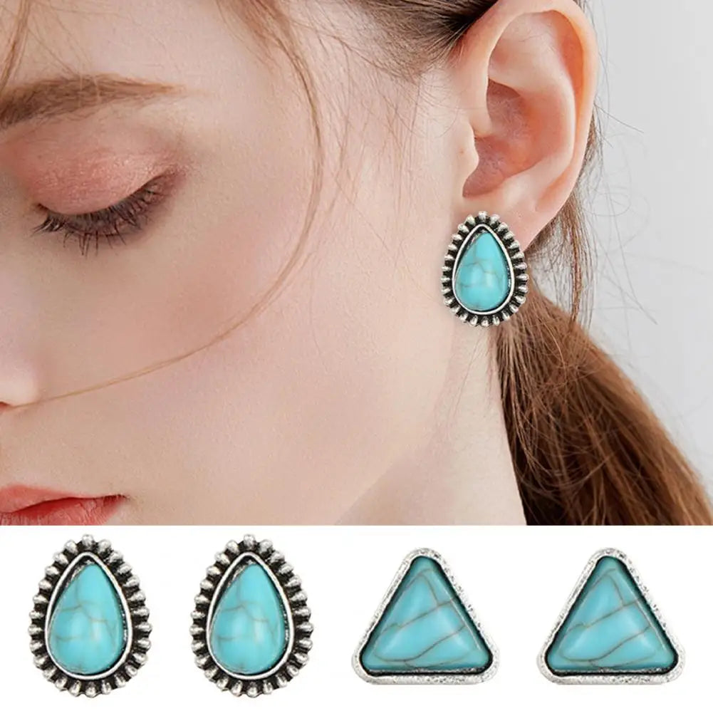 Turquoise Stud Earrings