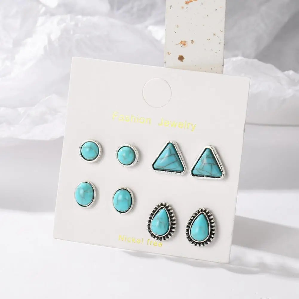 Turquoise Stud Earrings