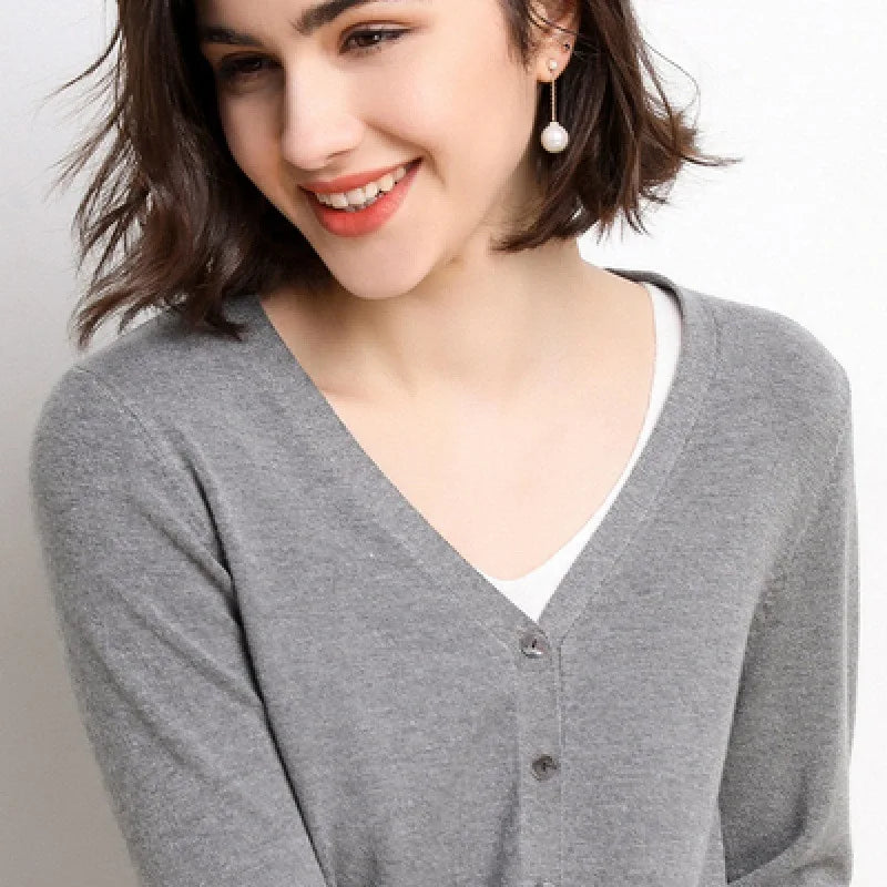 Cardigans V-neck