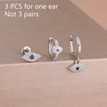 Evil Eye Earrings Set