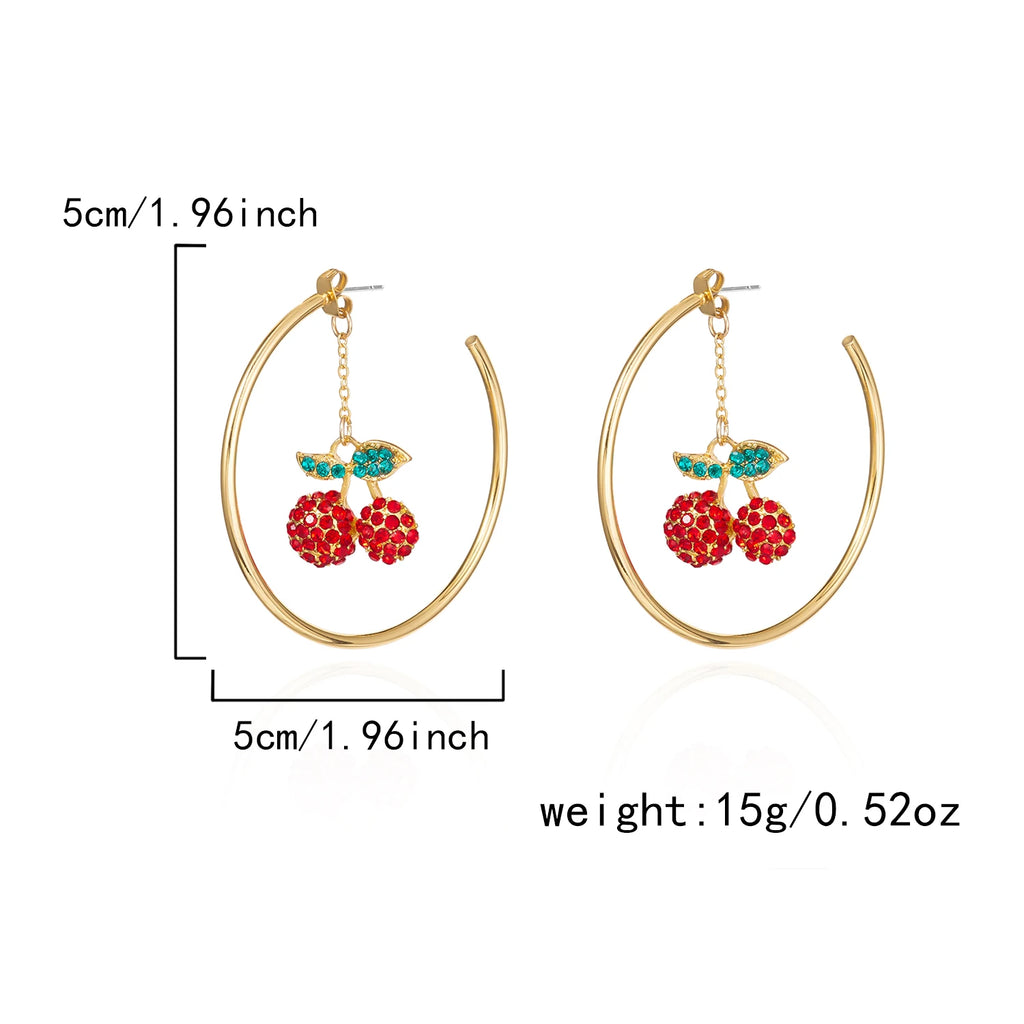 Cherry Tassel Earrings