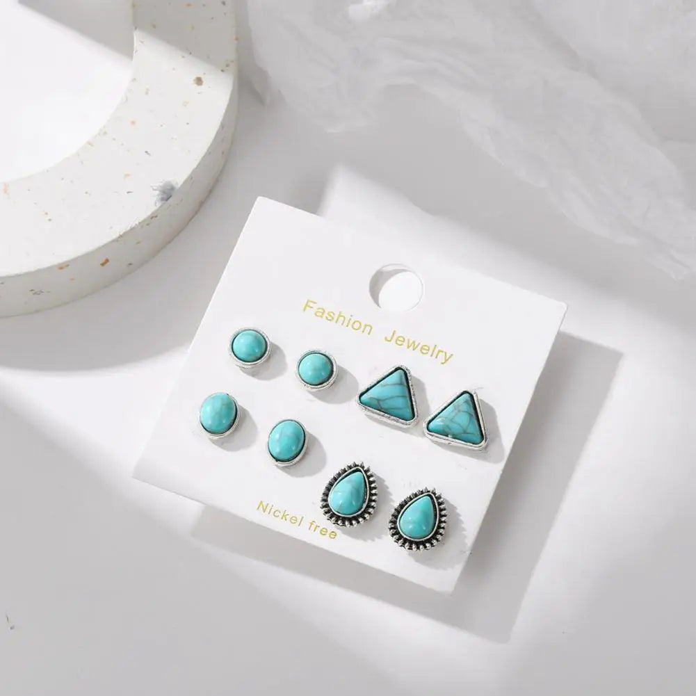 Turquoise Stud Earrings