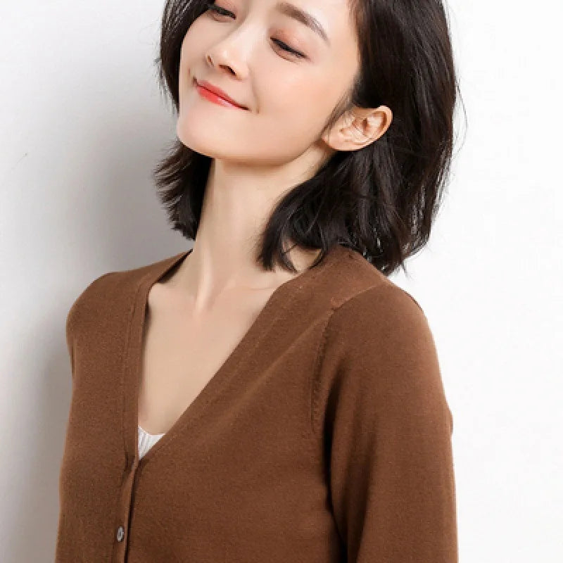 Cardigans V-neck