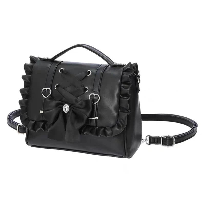 Ruffle Bow Handbag