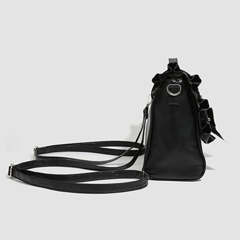 Ruffle Bow Handbag
