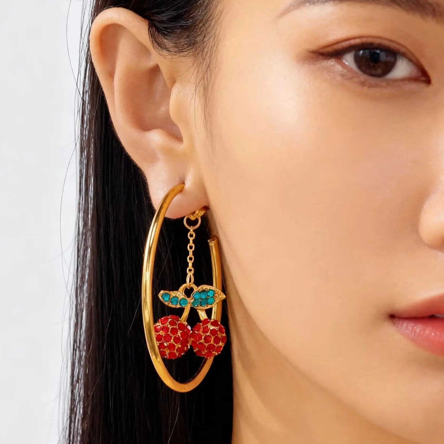 Cherry Tassel Earrings
