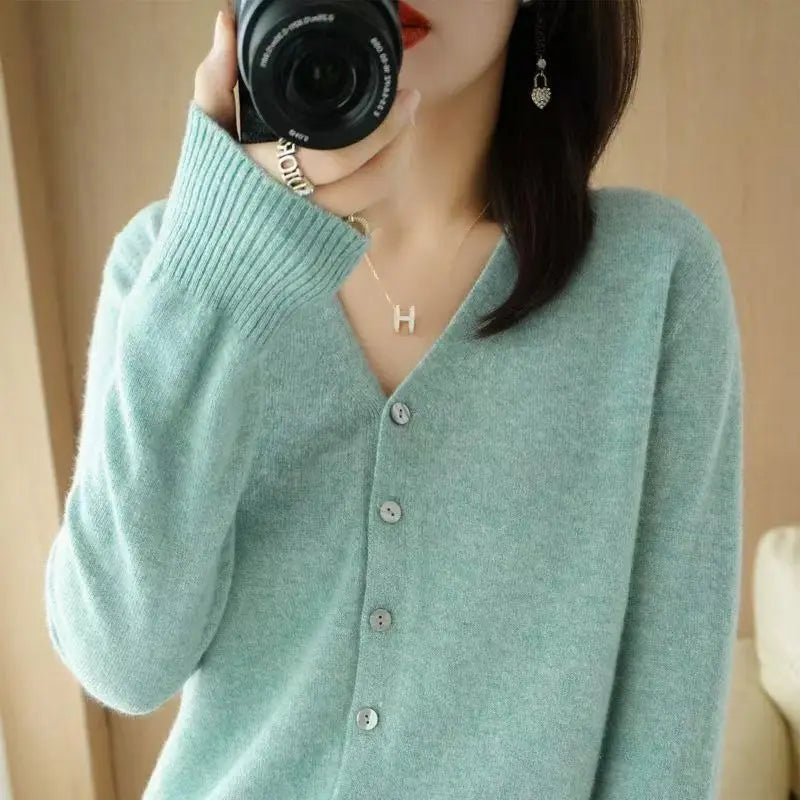 Cardigans V-neck