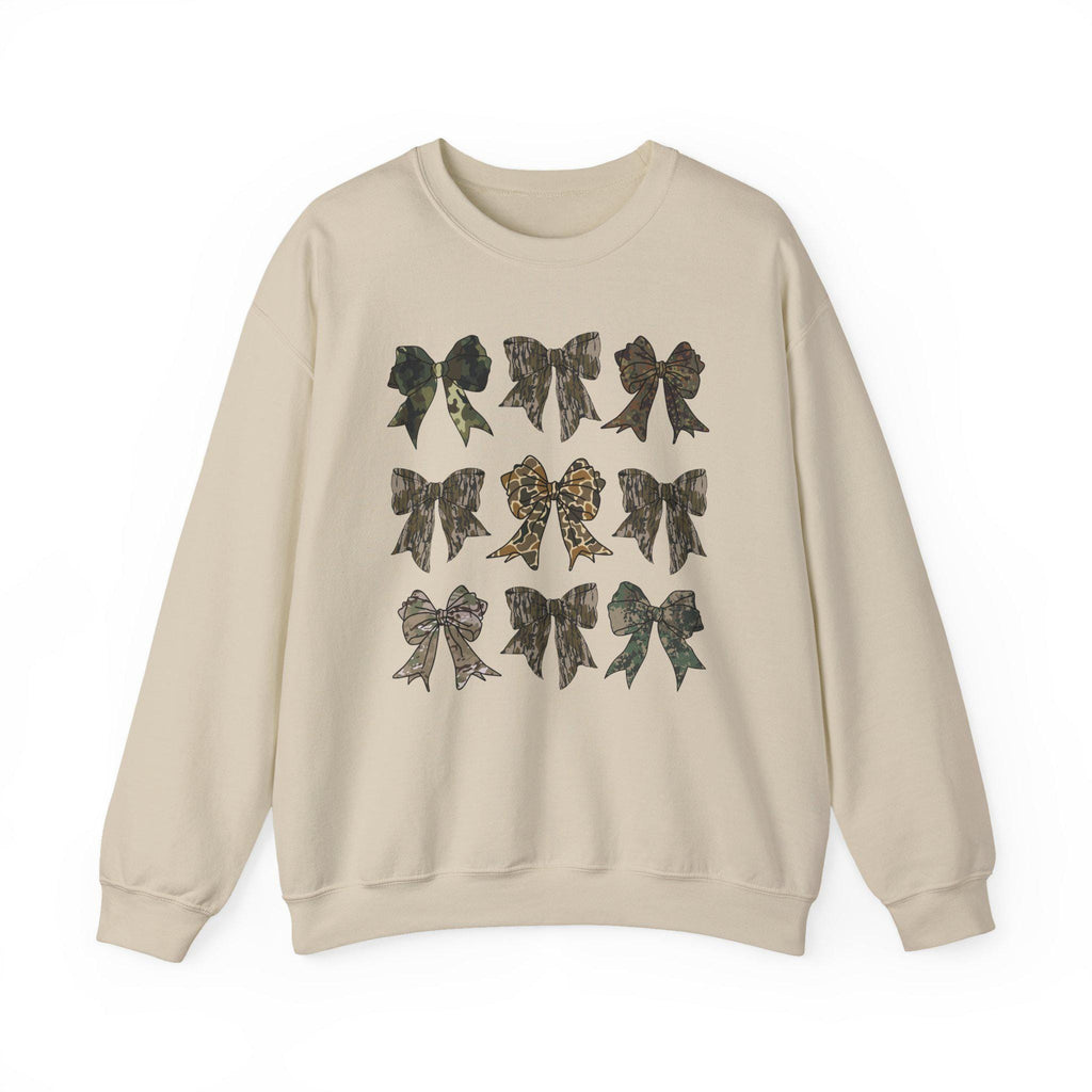 Camo Bow Sweatshirt
