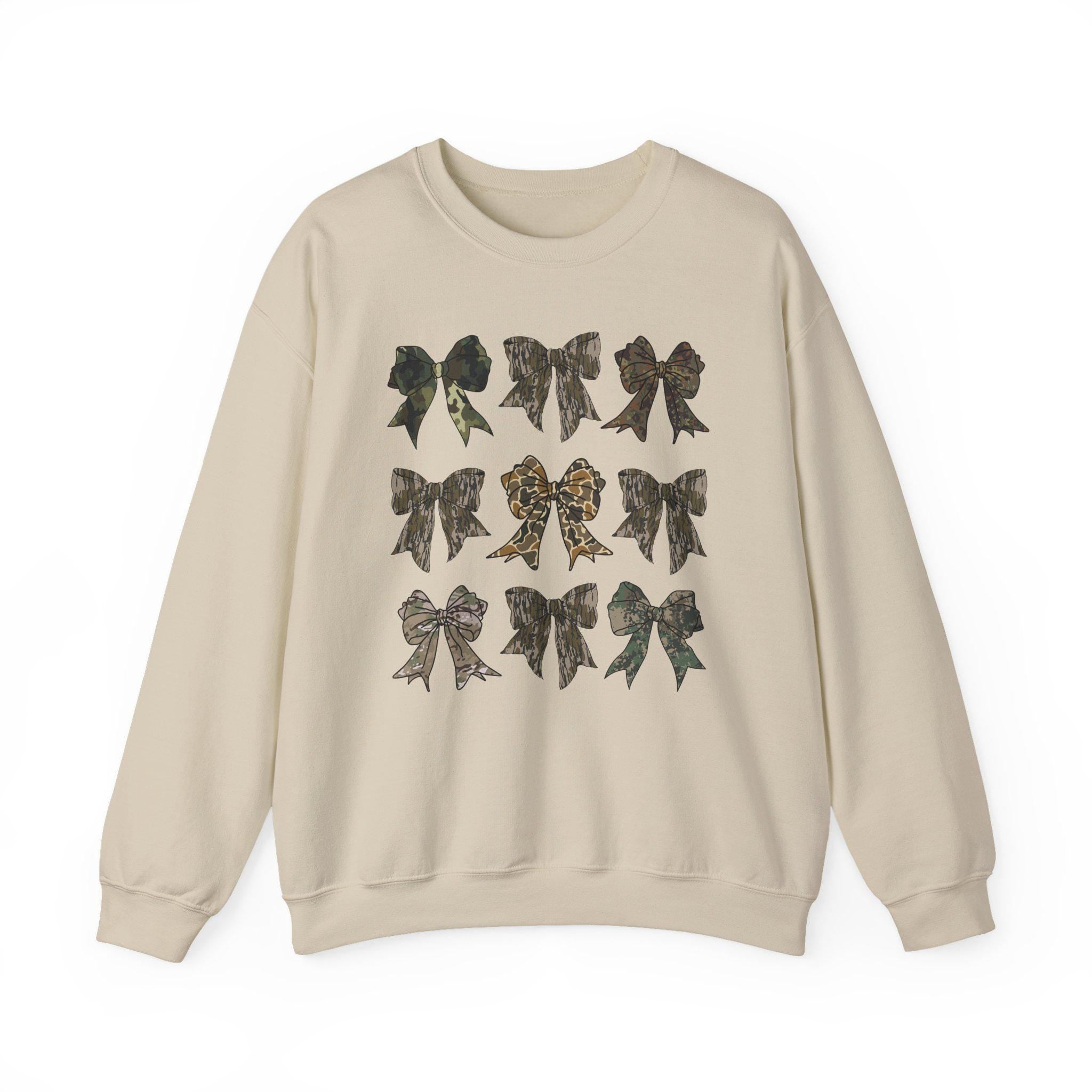 Camo Bow Sweatshirt