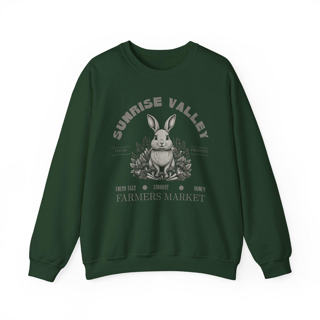 Vintage Bunny Sweatshirt | Easter Shirt | Farmers Market Sweatshirt | Cottagecore | Garden Crewneck | Retro | Botanical Graphic Pullover