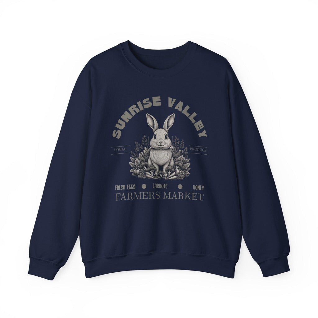 Vintage Bunny Sweatshirt | Easter Shirt | Farmers Market Sweatshirt | Cottagecore | Garden Crewneck | Retro | Botanical Graphic Pullover