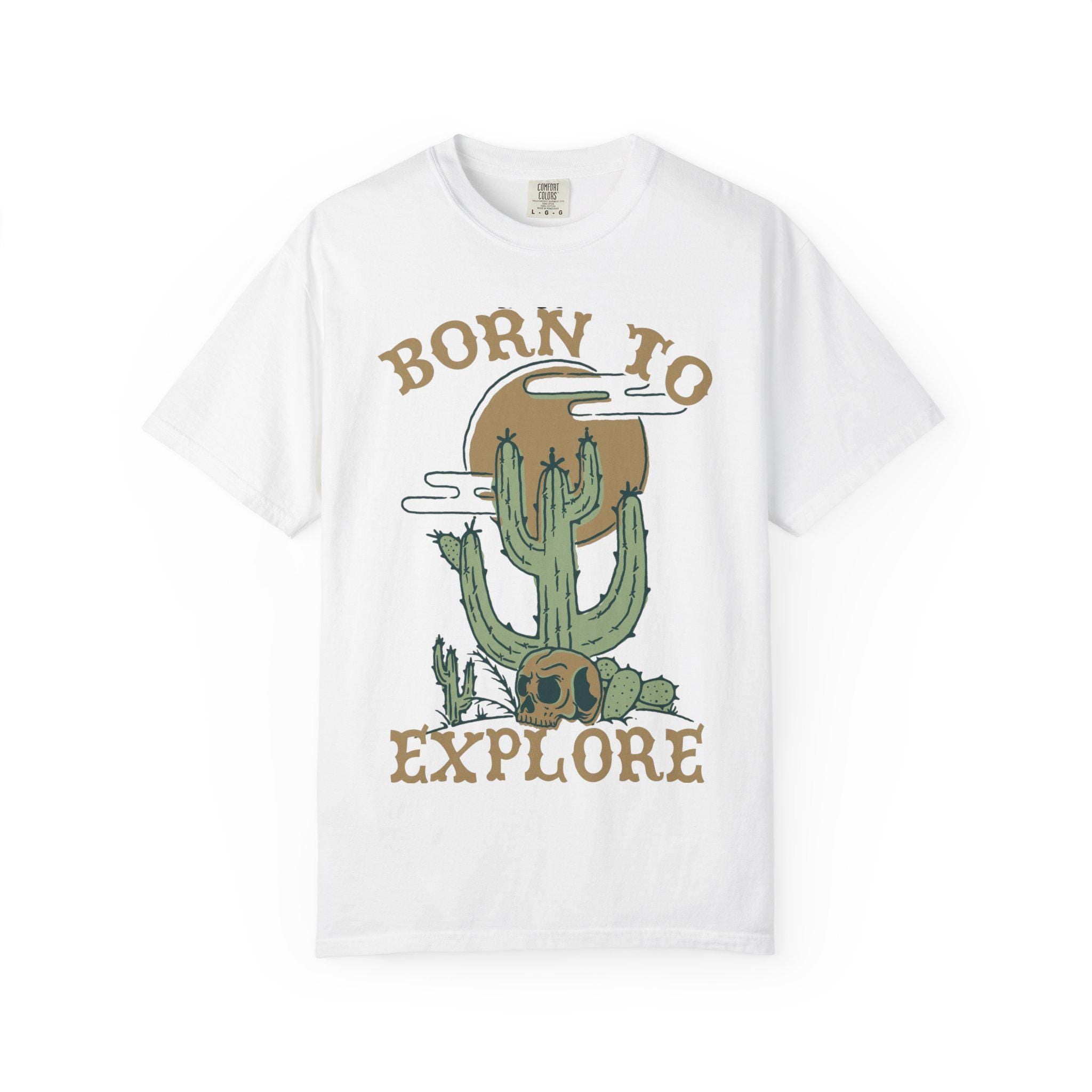 Western Gothic Tee | Desertcore Graphic Tshirt | Yallternative | Dark Boho | Cowgirl Top | Celestial | Cactus | Travel Tee