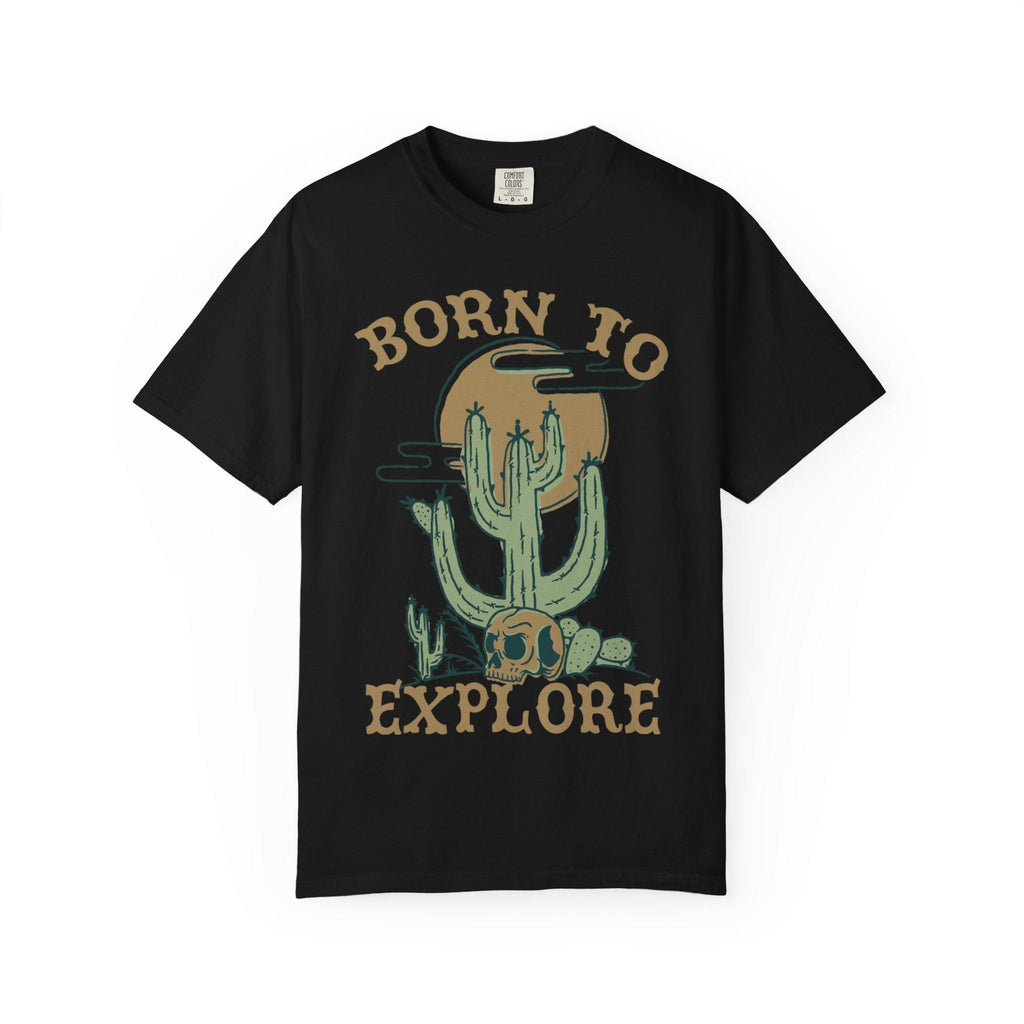 Western Gothic Tee | Desertcore Graphic Tshirt | Yallternative | Dark Boho | Cowgirl Top | Celestial | Cactus | Travel Tee