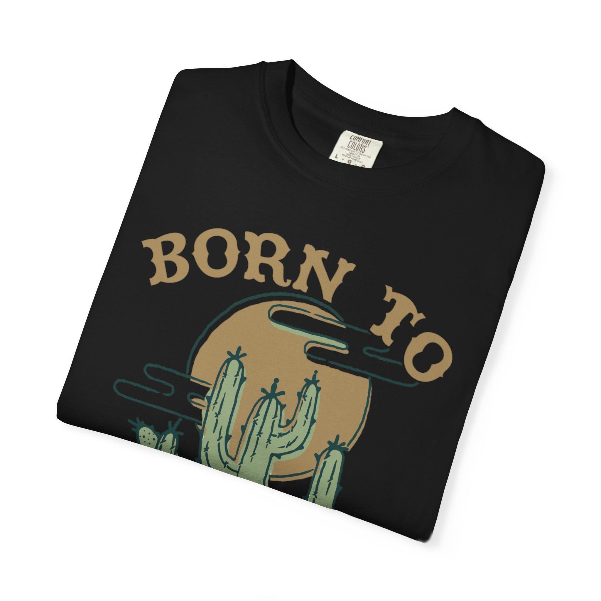 Western Gothic Tee | Desertcore Graphic Tshirt | Yallternative | Dark Boho | Cowgirl Top | Celestial | Cactus | Travel Tee