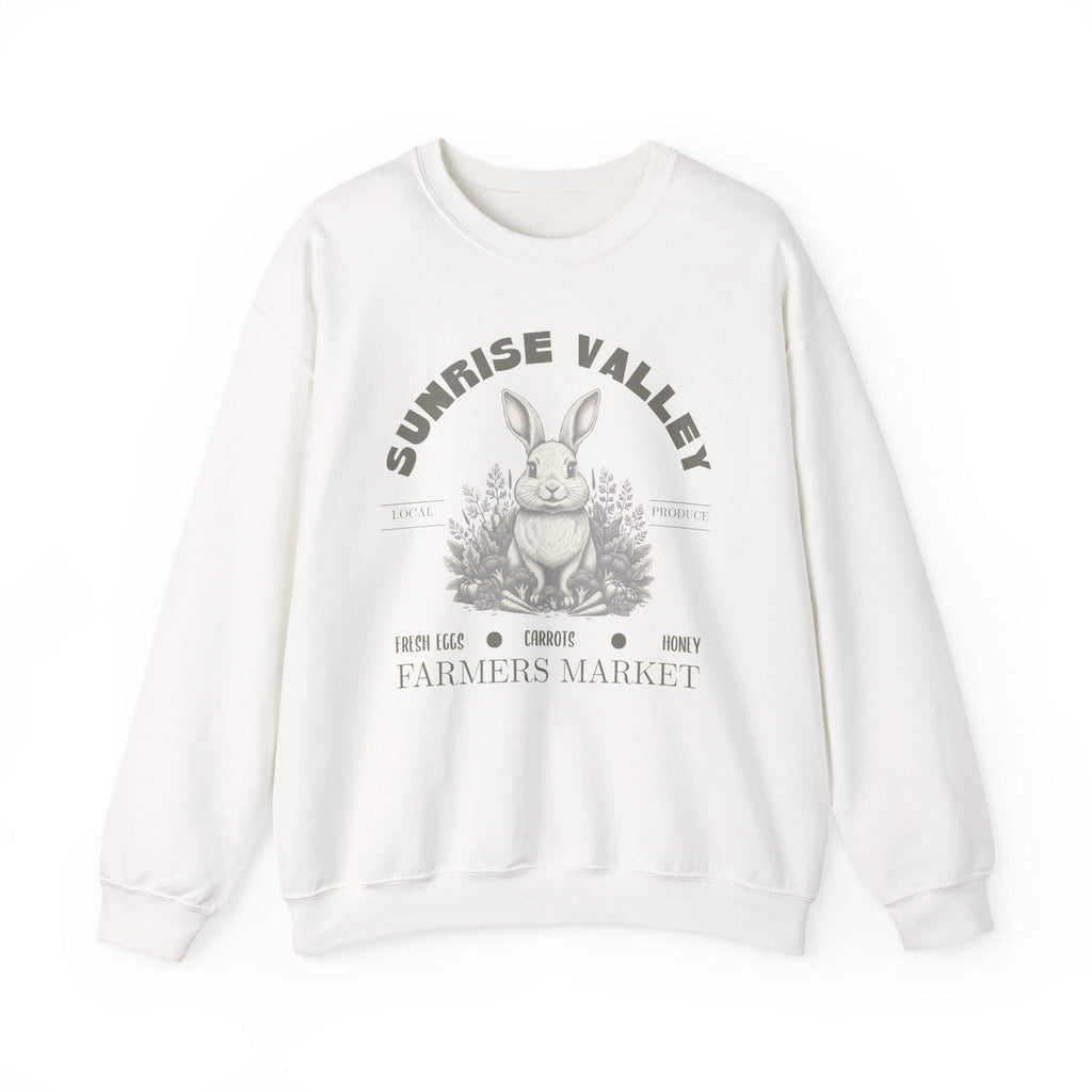 Vintage Bunny Sweatshirt | Easter Shirt | Farmers Market Sweatshirt | Cottagecore | Garden Crewneck | Retro | Botanical Graphic Pullover