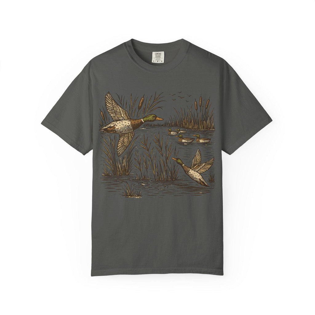 Retro Mallard Duck Shirt | Comfort Colors Tee | Vintage Nature Tshirt | Oversized | Cabincore Apparel | Outdoorsy Gift